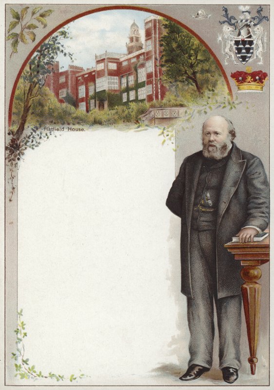Liebig card featuring Lord Salisbury by English School
