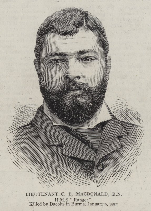 Lieutenant C B Macdonald, RN by English School