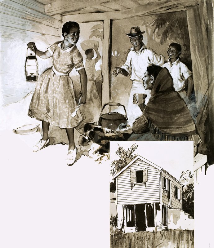 Life on a Caribbean Island by English School