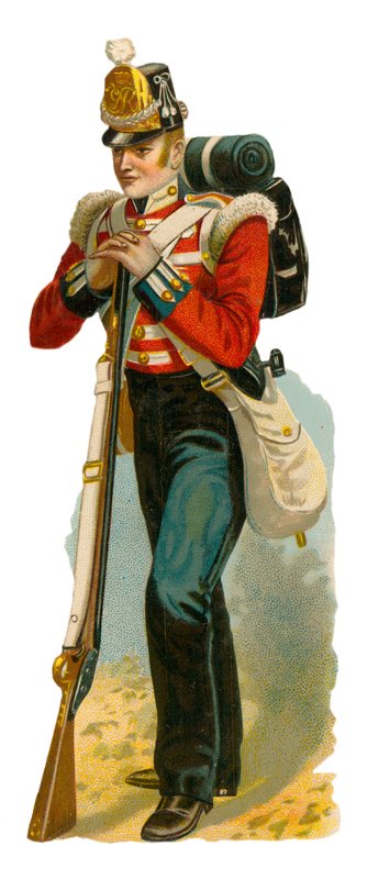 Light Infantryman time of George IV by English School