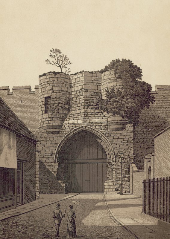 Lincoln, Castle Gateway by English School