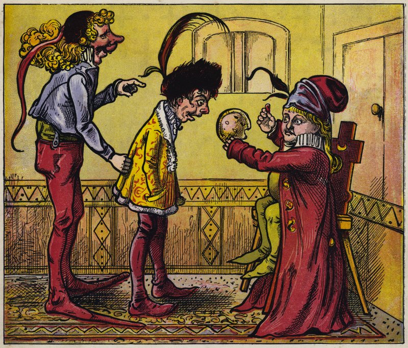 Little Jack Horner (colour litho) by English School
