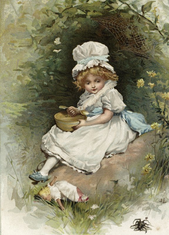 Little Miss Muffett by English School