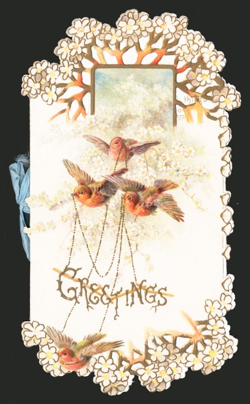 Little Robins in Flight by English School