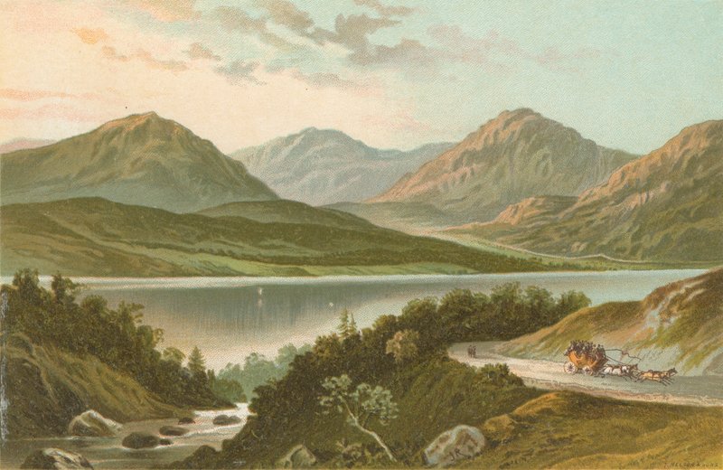 Loch Lomond from the Road to Stronaclacher by English School