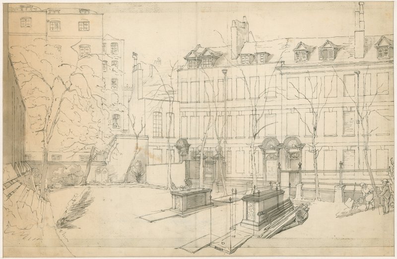 London Churchyard by English School