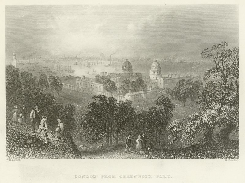 London from Greenwich Park by English School