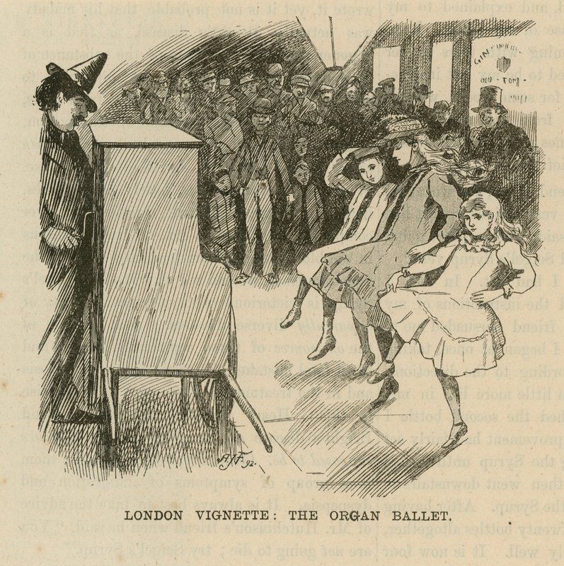 London vignette: the organ ballet by English School