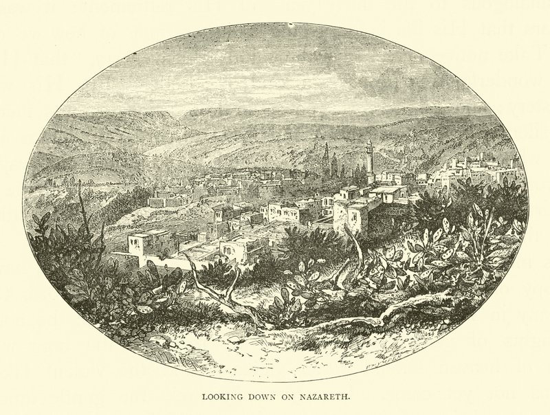 Looking down on Nazareth by English School