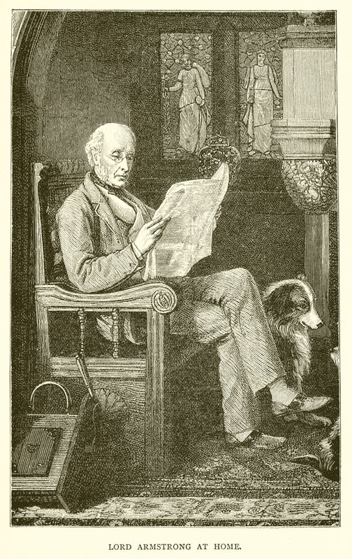 Lord Armstrong at Home by English School
