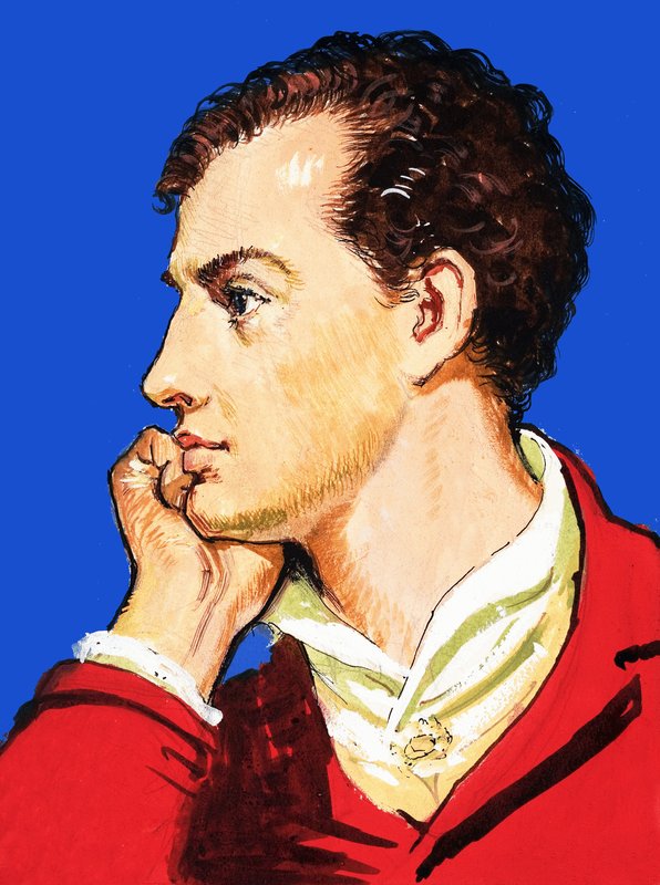 Lord Byron by English School