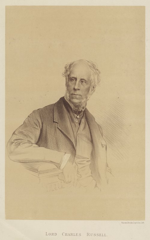Lord Charles Russell (litho) by English School
