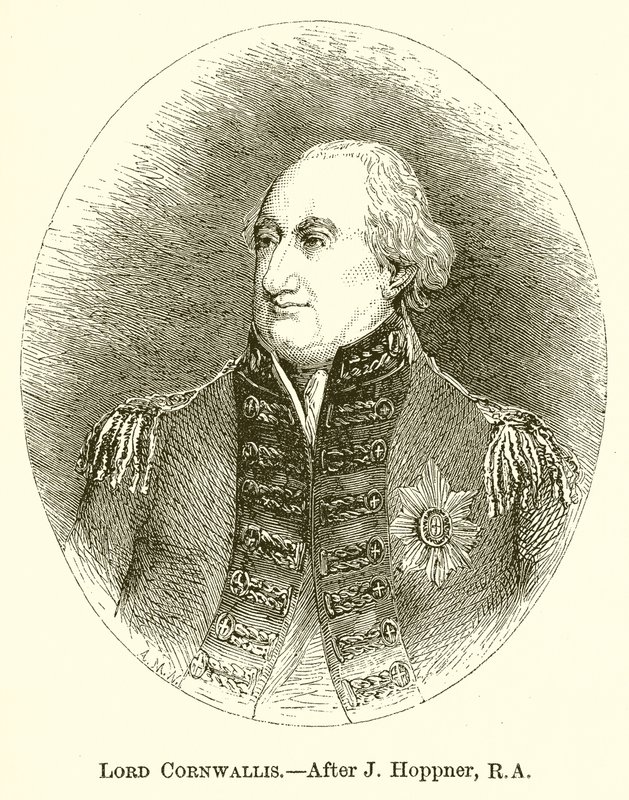 Lord Cornwallis by English School