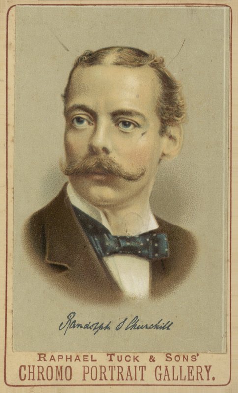 Lord Randolph Churchill by English School