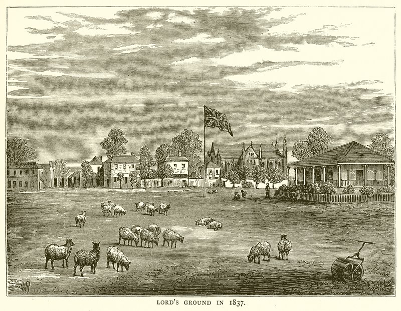 Lords Ground in 1837 by English School