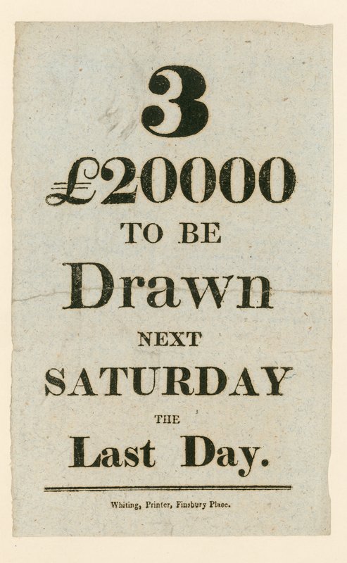 Lottery Advertisement by English School
