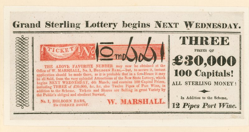 Lottery Advertisement by English School