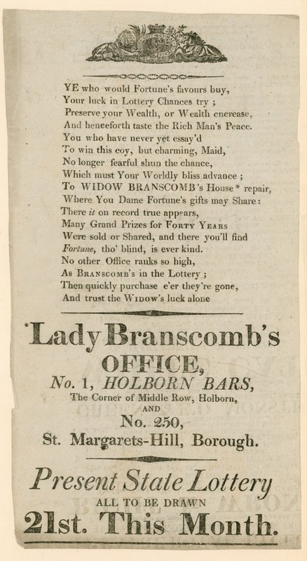 Lottery Advertisement by English School