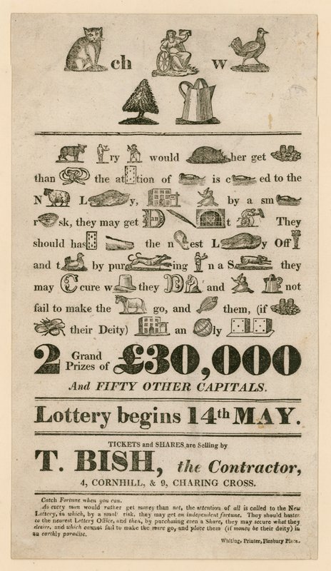 Lottery Advertisement by English School