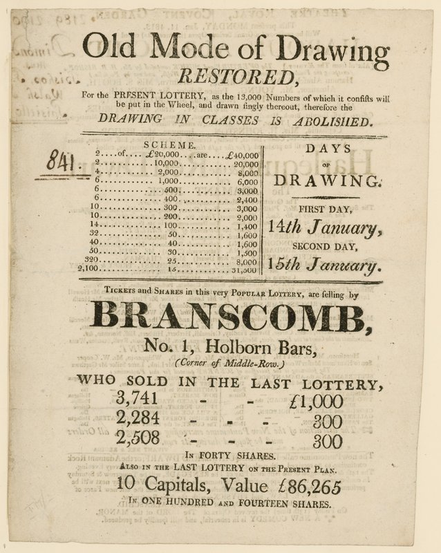 Lottery Advertisement by English School