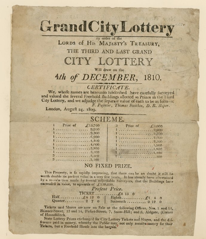 Lottery Advertisement by English School