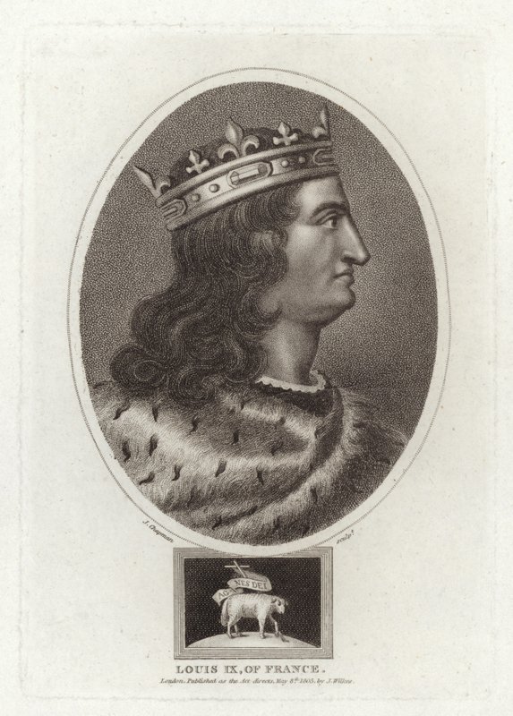 Louis IX of France by English School