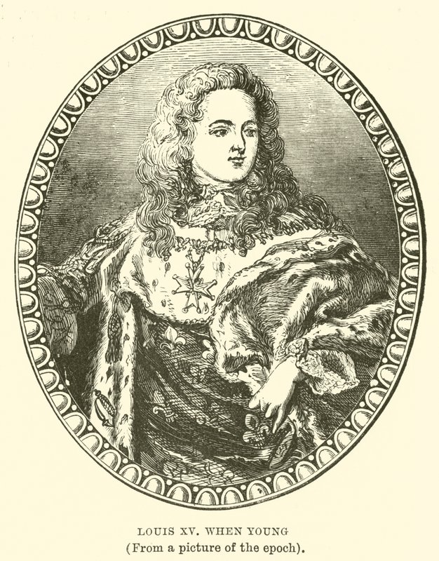 Louis XV when Young by English School