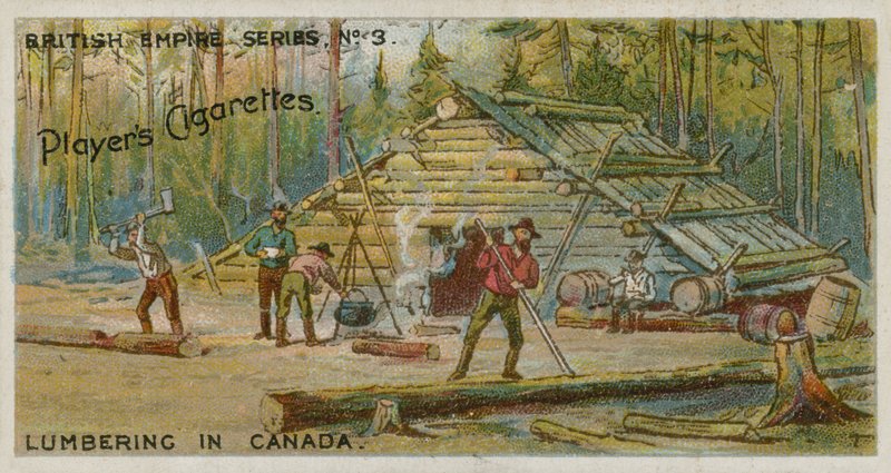 Lumbering in Canada by English School