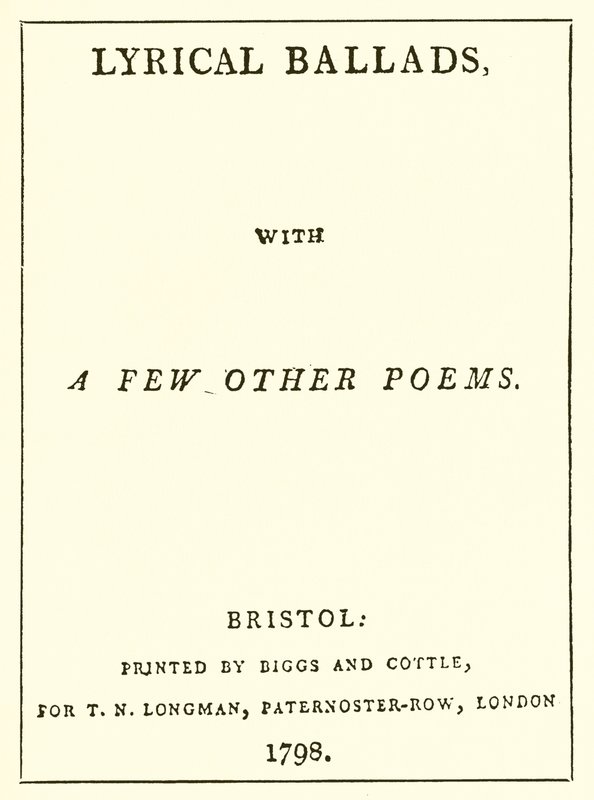 Lyrical Ballads by English School