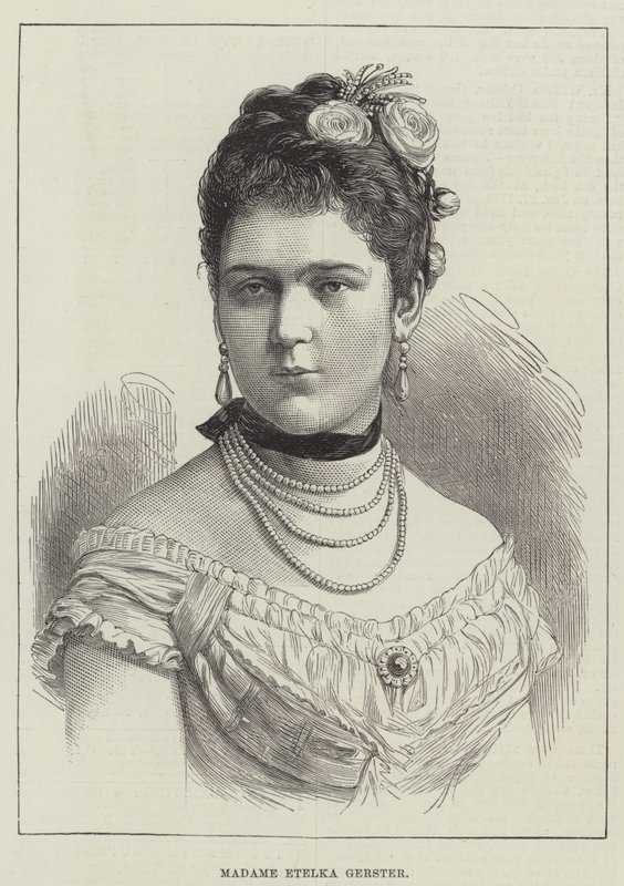 Madame Etelka Gerster by English School