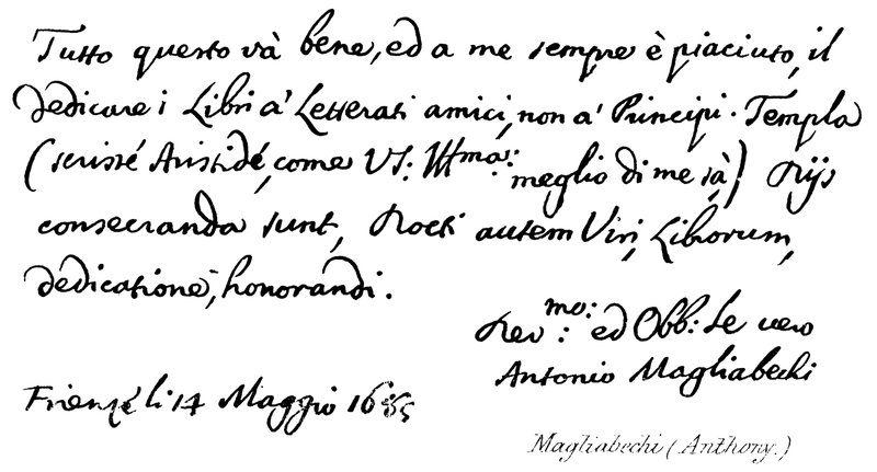 Anthony Magliabechi by English School