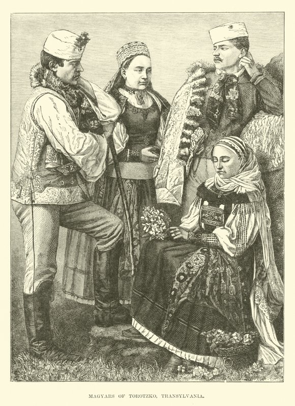 Magyars of Torotzko, Transylvania by English School