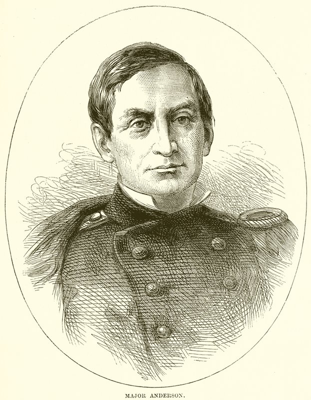 Major Anderson by English School