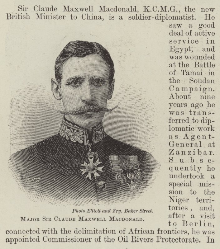 Major Sir Claude Maxwell Macdonald by English School
