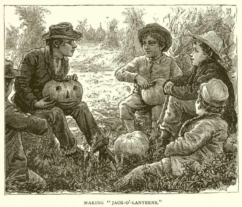 Making Jack-O-Lanterns by English School