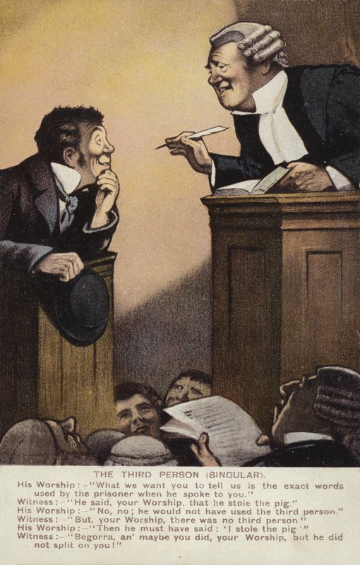 Man in Dock by English School