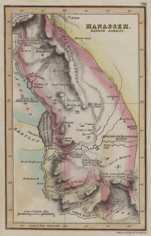 Manasseh, Beyond Jordan by English School