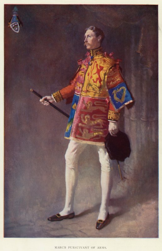 March Pursuivant of Arms by English School