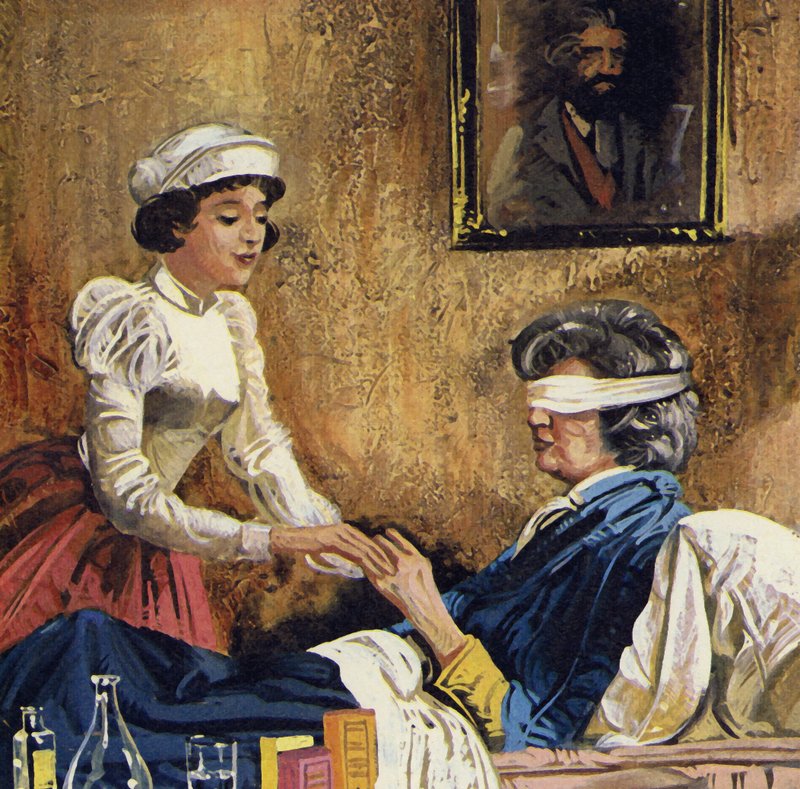 Marie Curie suffered from very weak eyes by English School