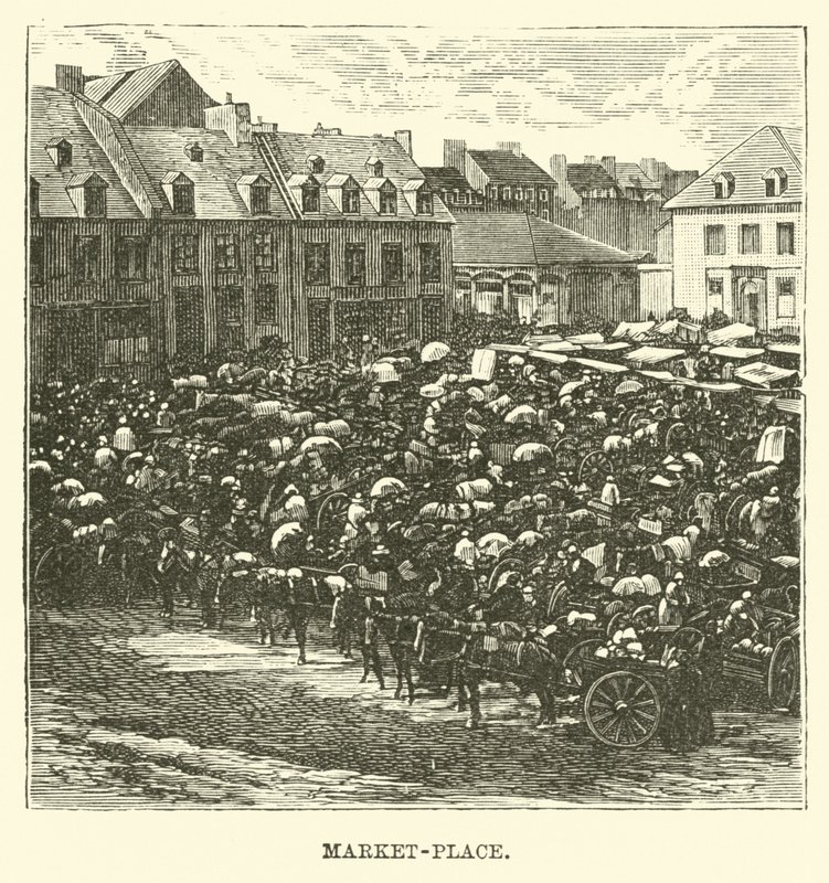 Market-place by English School