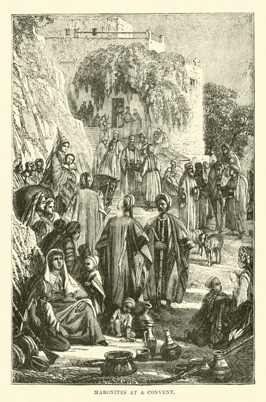 Maronites at a Convent by English School