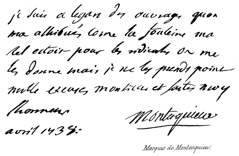 Marquis de Montesquieu by English School