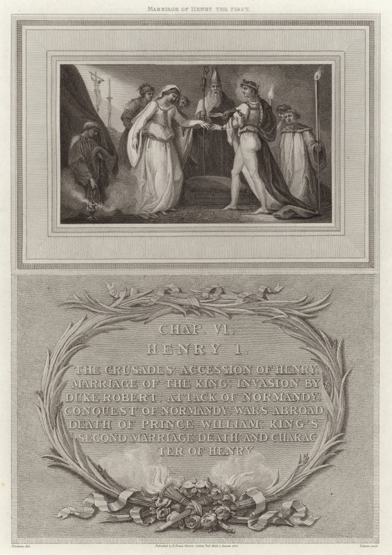 Marriage of Henry the First by English School