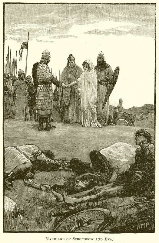Marriage of Strongbow and Eva by English School