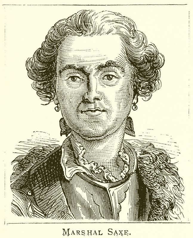 Marshal Saxe by English School