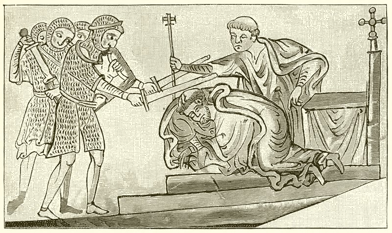 Martyrdom of S. Thomas of Canterbury by English School