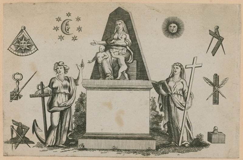 Masonic Symbols by English School