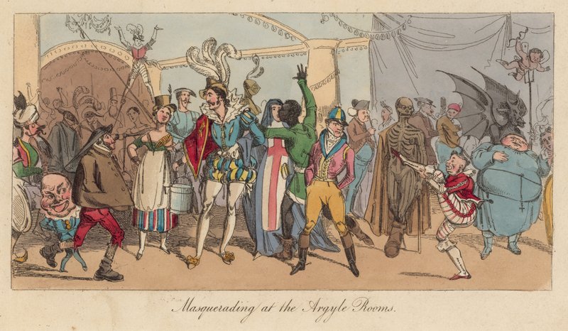 Masquerading at the Argyle Rooms by English School
