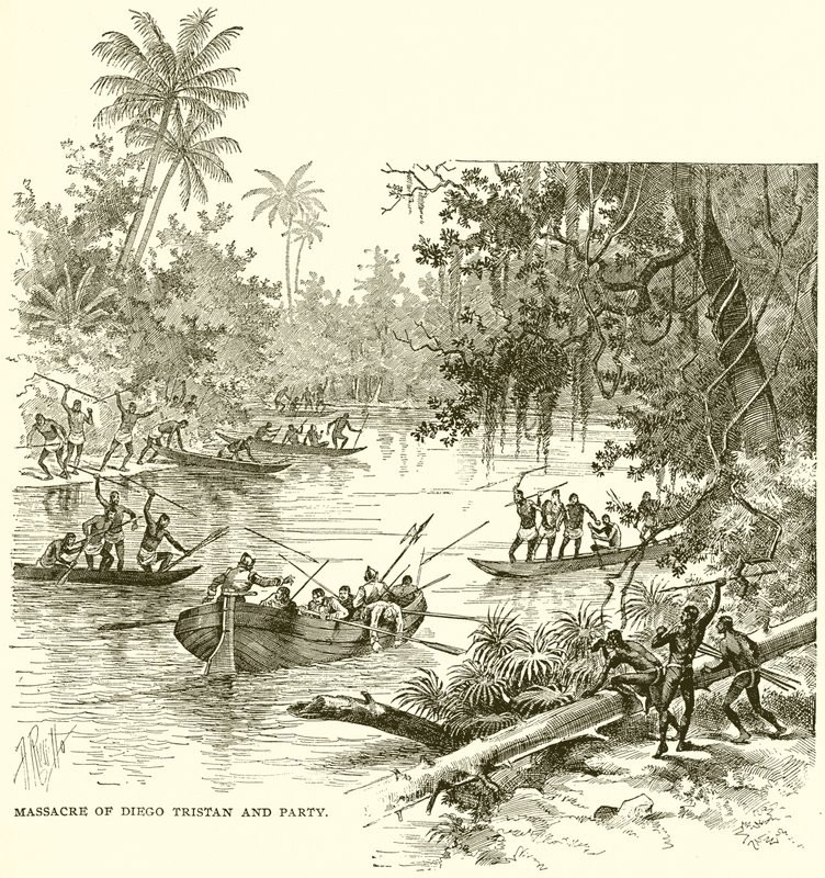 Massacre of Diego Tristan and Party by English School
