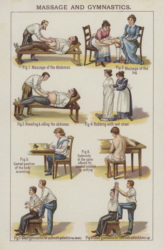 Massage and Gymnastics by English School